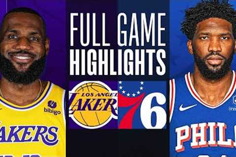 LAKERS at 76ERS | FULL GAME HIGHLIGHTS | November 27, 2023