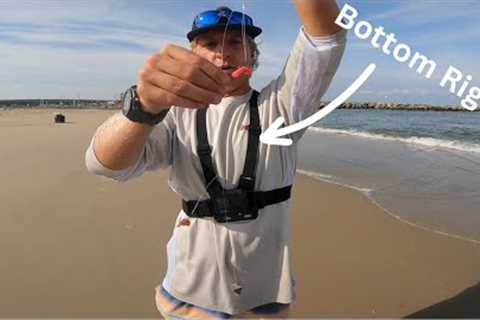 Beach Fishing The Easy Way for Nonstop Action - Surf Fishing Tips for Bottom Rig