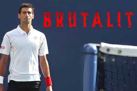 When Tennis Turns Into WAR! (Djokovic VS. Wawrinka) | Most BRUTAL Match-up in Tennis History
