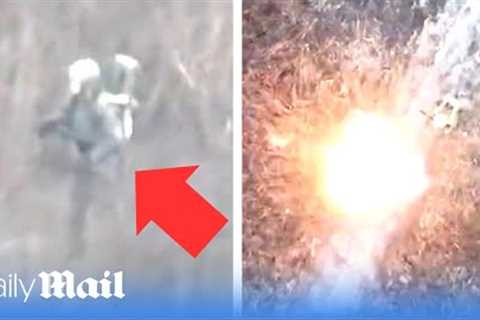 A 'zombified' Russian soldier survived a Ukrainian grenade attack but accidentally shot himself