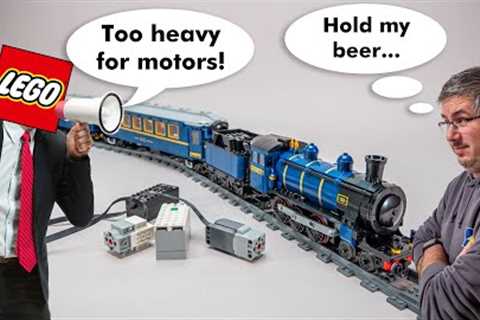 LEGO said that the Orient Express cannot be motorized. They were wrong.
