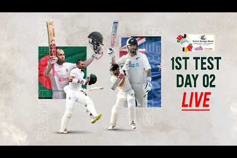 Bangladesh vs New zealand | 1st Test | Day 2 | LIVE