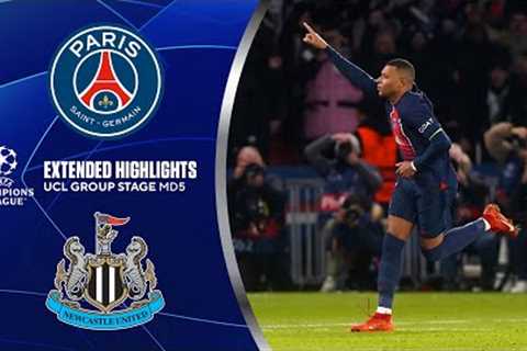 Paris Saint-Germain vs. Newcastle United: Extended Highlights | UCL Group Stage MD 5 | CBS Sports