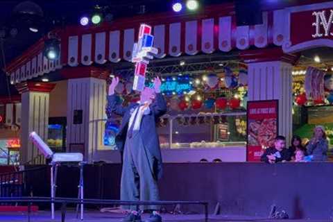 Free Las Vegas Entertainment: Circus Acts At The Circus Circus Hotel! #vegas #circuscircus