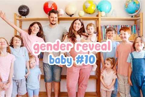 GENDER REVEAL! BABY #10 | Mum of 9 w/ Twins &amp; Triplets