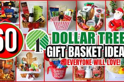 $1 DOLLAR TREE GIFT IDEAS┃last minute GIFT HACKS &amp; BASKETS for 2023🎄
