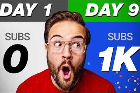 From 0 to 1,000 Subscribers in Just 9 Days… How I Did It