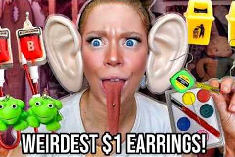 Unboxing $1 Earrings &amp; Jewelry That Shouldn't Exist!