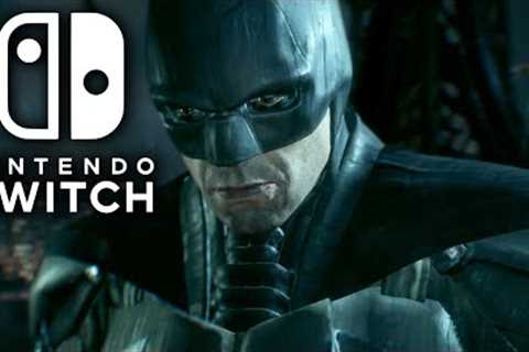 THIS IS UNPLAYABLE - Batman Arkham Knight  Switch Gameplay (Robert Pattinson's The Batman Suit)