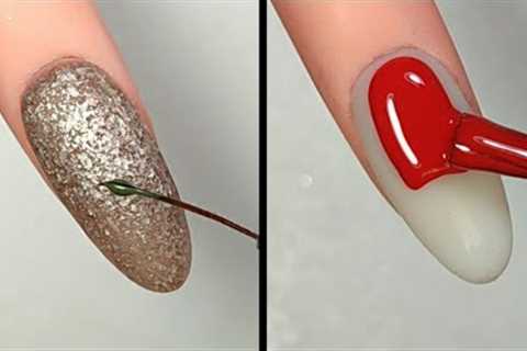 #158 Snowflakes Nail Art Design 2023 ☃️ | Christmas Nail Art Design 2023 | Nail Tutorials #nailart