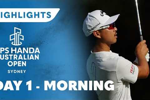 Australian Open Golf Highlights: Round 1 Morning Session | Wide World of Sports