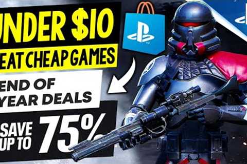 12 AWESOME PSN Game Deals UNDER $10! Great CHEAP PS4/PS5 Games to Buy! End Of Year Deals Sale 2023