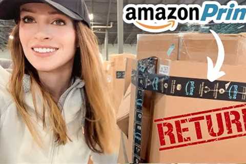 I Spent $600 on a HUGE Pallet of Amazon Returns