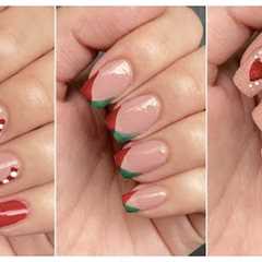 Aesthetic and Easy Christmas nail designs ideas || Nail art for Christmas 2023