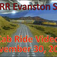 Cab Ride Video HO Scale UPRR Evanston Sub 11-30-2023 Model Train Layout in Action