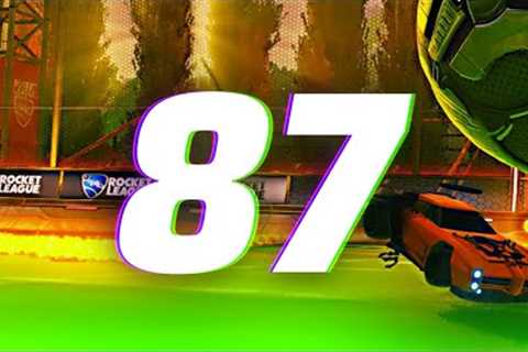 ROCKET LEAGUE INSANITY 87 ! (BEST GOALS, FREESTYLES, ROCKET LEAGUE CLIPS!)