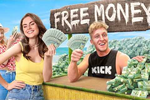 Giving Away $100,000 from my Free Money Stand!