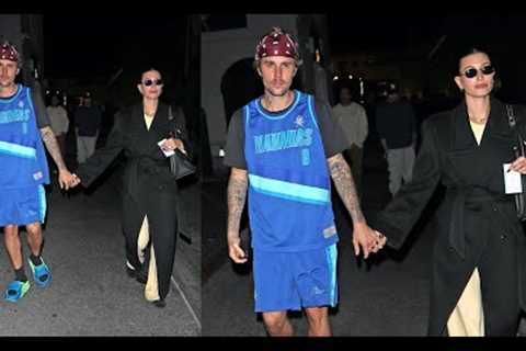Justin Bieber and Hailey Bieber step out for dinner at Funke restaurant!
