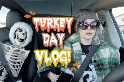 THANKSGIVING VLOG 2023!! Shopping, Making Pie, Eating Foodz...