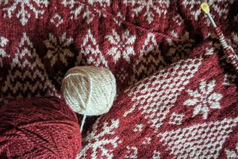 Stitched by Mrs D podcast episode 48 - Pine forest Christmas cardigan knitting