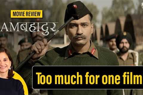 Sam Bahadur Movie Review by Anupama Chopra | Vicky Kaushal | Film Companion