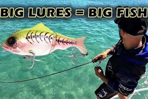 Using big Swim &amp; Glide Bait lures for BIG FISH