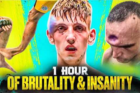 1 Hour Of BRUTAL MMA | Knockouts &amp; Crazy Moments