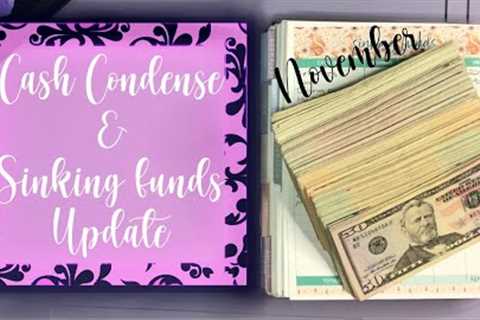 💰CASH CONDENSING + SINKING FUNDS UPDATE for November! | Bill Exchange