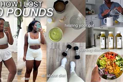 how I lost 20 POUNDS in 3 MONTHS | tips for healing your gut, cutting sugar &amp; building..