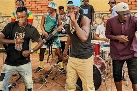 Alien Skin rehearsing BObi wine and Paul Kafero's songs