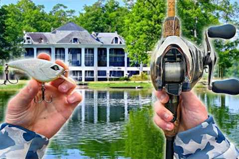 Fishing LOADED Lake House Docks For Giant COLD Water Bass (Best Baits)