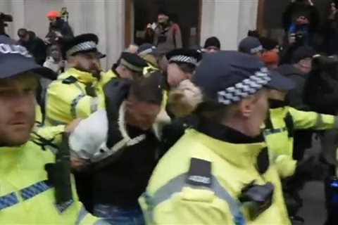 Journalist Tommy Robinson Arrested and Gassed at Anti-Israel Protest in London