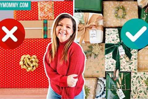 LUXURY Christmas Gift Wrapping Ideas (Actually Easy and Cheap!!)