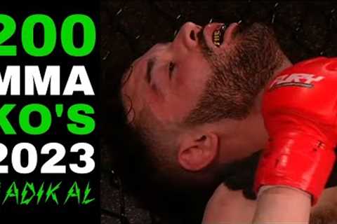 200 BRUTAL MMA KNOCKOUTS of 2023 😱 The Best KOs of the Year 🥊 RADIKAL Videos 🔥