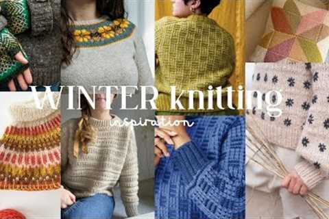 Winter Knitting Inspiration | Entering My Monochrome Era &amp; Festive Fancies