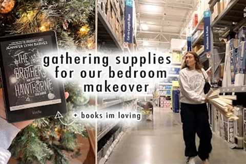gathering supplies for our bedroom makeover + books I'm loving | XO, MaCenna Vlogs