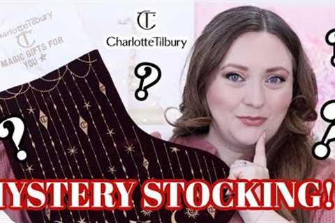 *UNBOXING* CHARLOTTE'S MYSTERY MAKEUP STOCKING (Charlotte Tilbury Mystery Box Unboxing 2023)