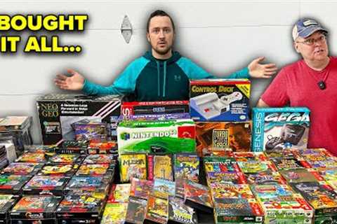 He Has The BEST GAME COLLECTION I've Ever Seen...