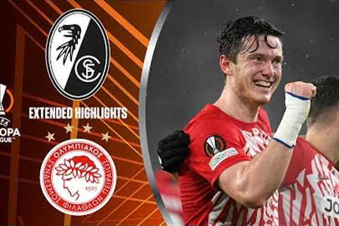 Freiburg vs. Olympiacos: Extended Highlights | UEL Group Stage MD 5 | CBS Sports Golazo