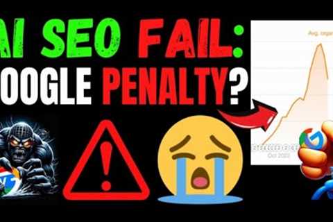 😱AI SEO Case Study: Google PENALTY? 200K Traffic LOST (SEO Heist)😱