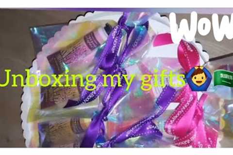 let is Unbox birthday gifts together🥰👜🎁🎉