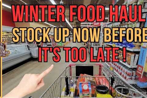 Winter Food Haul | Stock Up Before It's To Late!