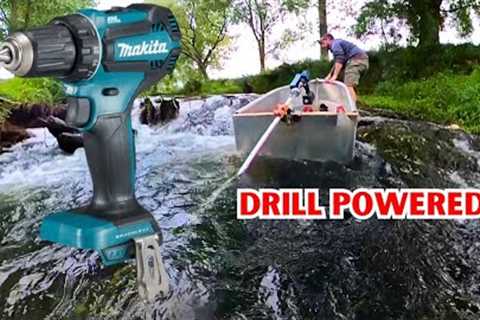 Homemade Drill powered Longtail Boat Is Awesome!