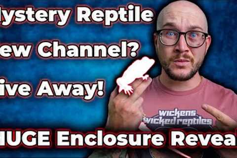 I made a 1200 Gallon Snake Enclosure! Revealing Mystery Reptile and a New Channel!?