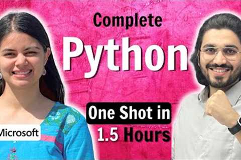 Python Tutorial for Beginners | Learn Python in 1.5 Hours