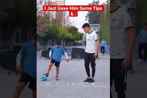 Teaching Crazy Football Skill To A Kid 🤯🇧🇷. #shorts #football #soccer #messi #cr7 #neymar