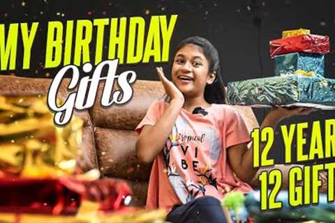 My Birthday Gifts || 12 Years 12 Gifts || Sahruda New Video || Sahrudafruity || Tamada Media