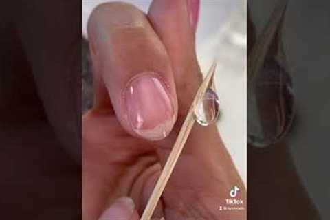 How to apply GEL over NATURAL NAILS #shorts #nails