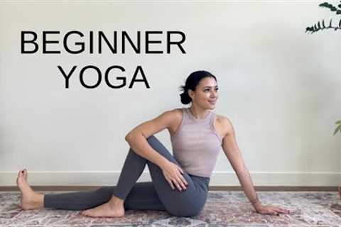 Gentle Beginner Yoga Flow | 30 Minute Full Body Stretch