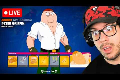 🔴LIVE! - NEW FORTNITE *CHAPTER 5* BATTLE PASS! New Map Gameplay! (Fortnite x Family Guy)